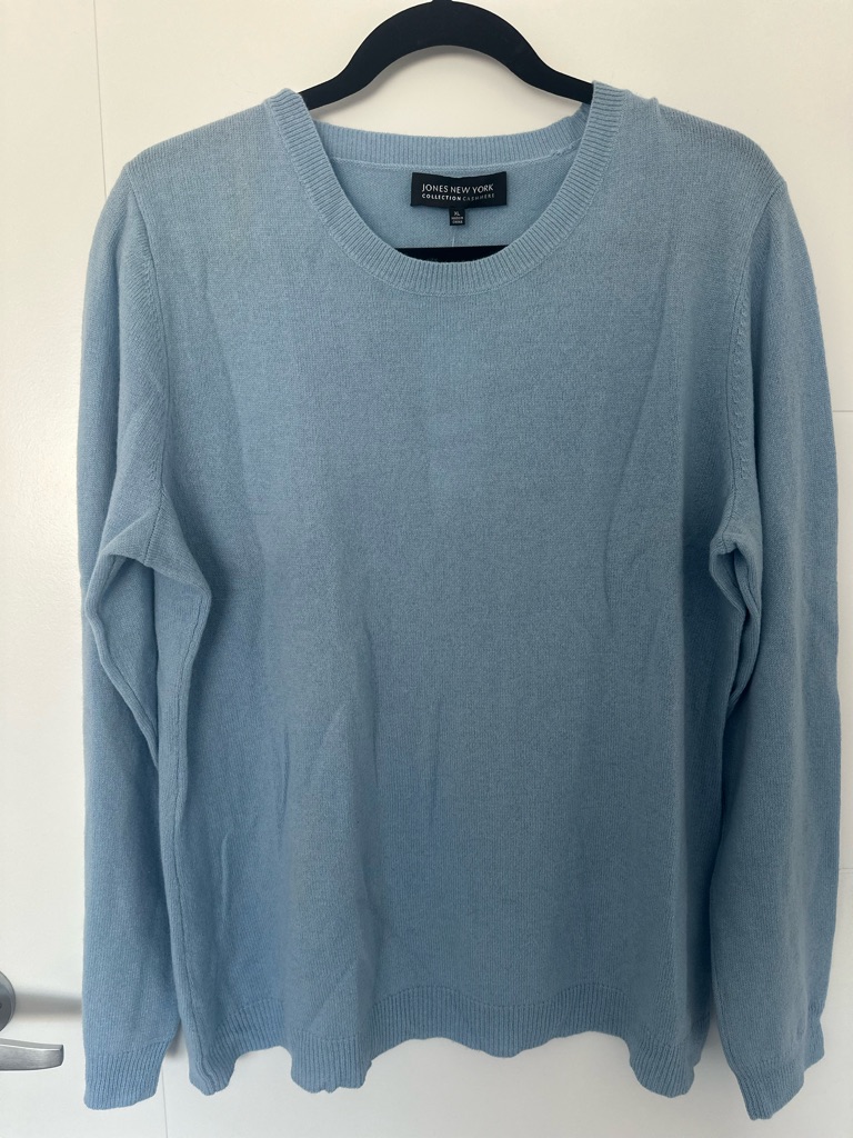 Nwt Cashmere Jones New York Sweater - Blue Mist